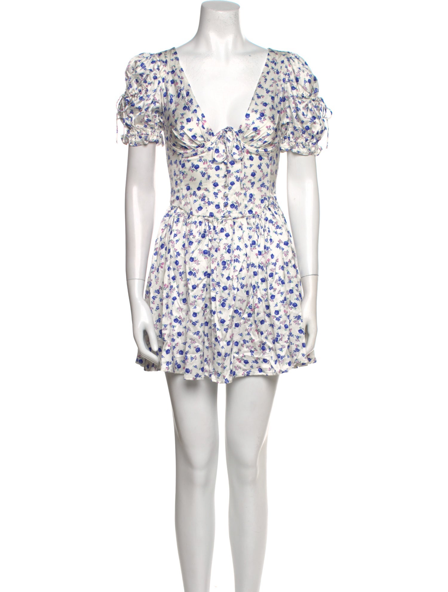 For Love & Lemons Floral Print Mini Dress w/ Tags