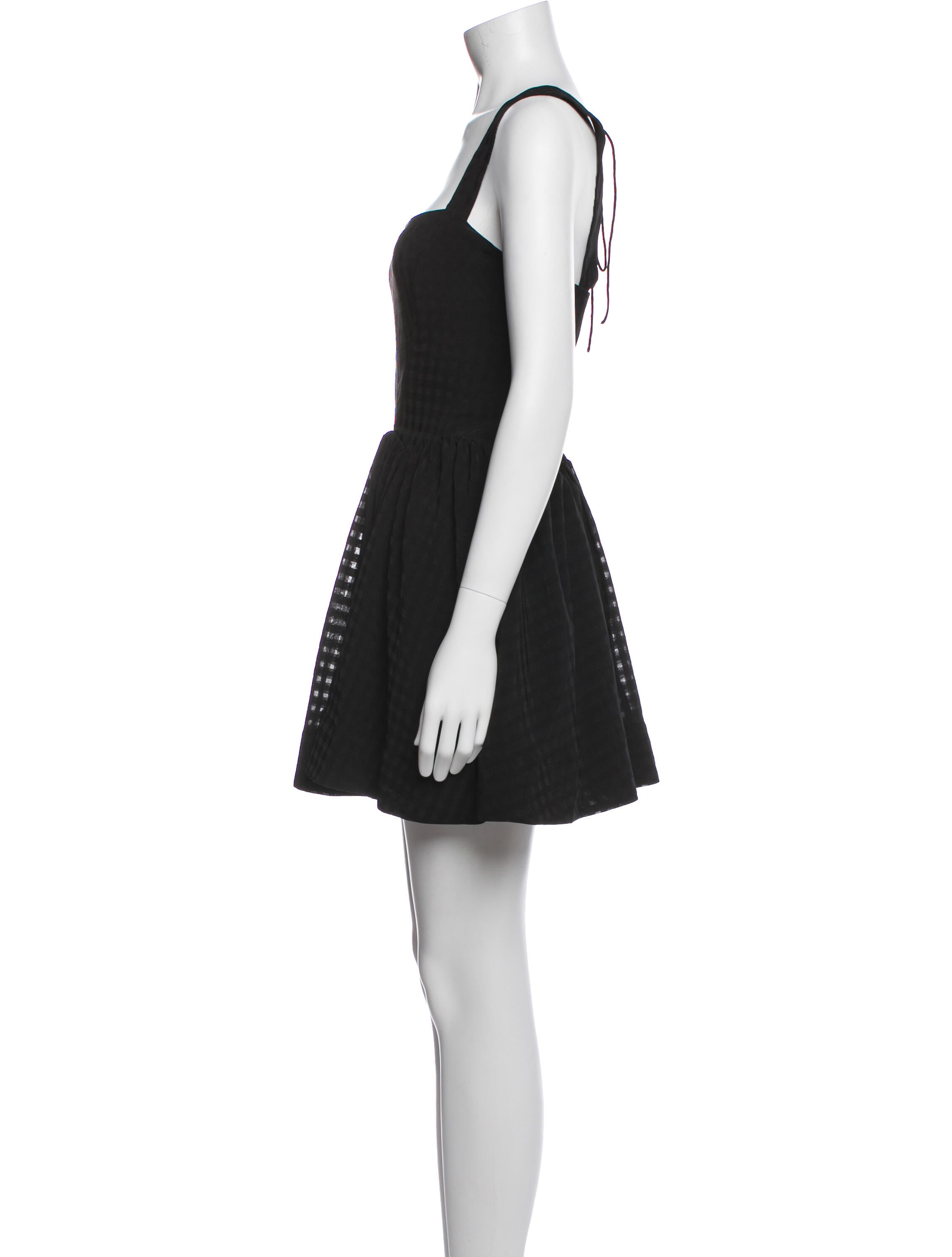 For Love & Lemons Square Neckline Mini Dress