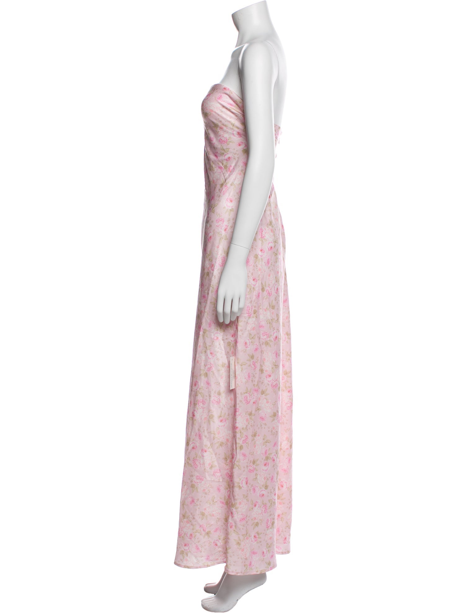 For Love & Lemons Floral Print Long Dress