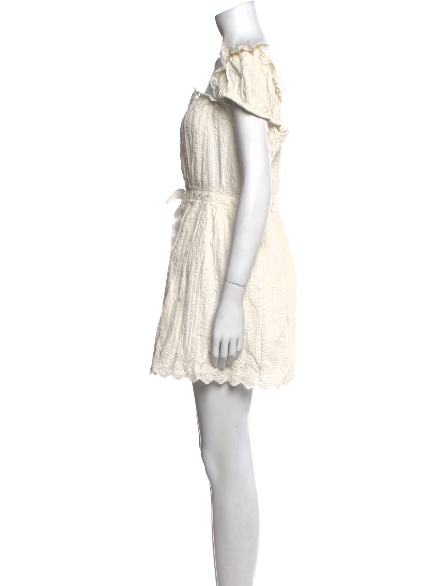 For Love & Lemons Square Neckline Mini Dress