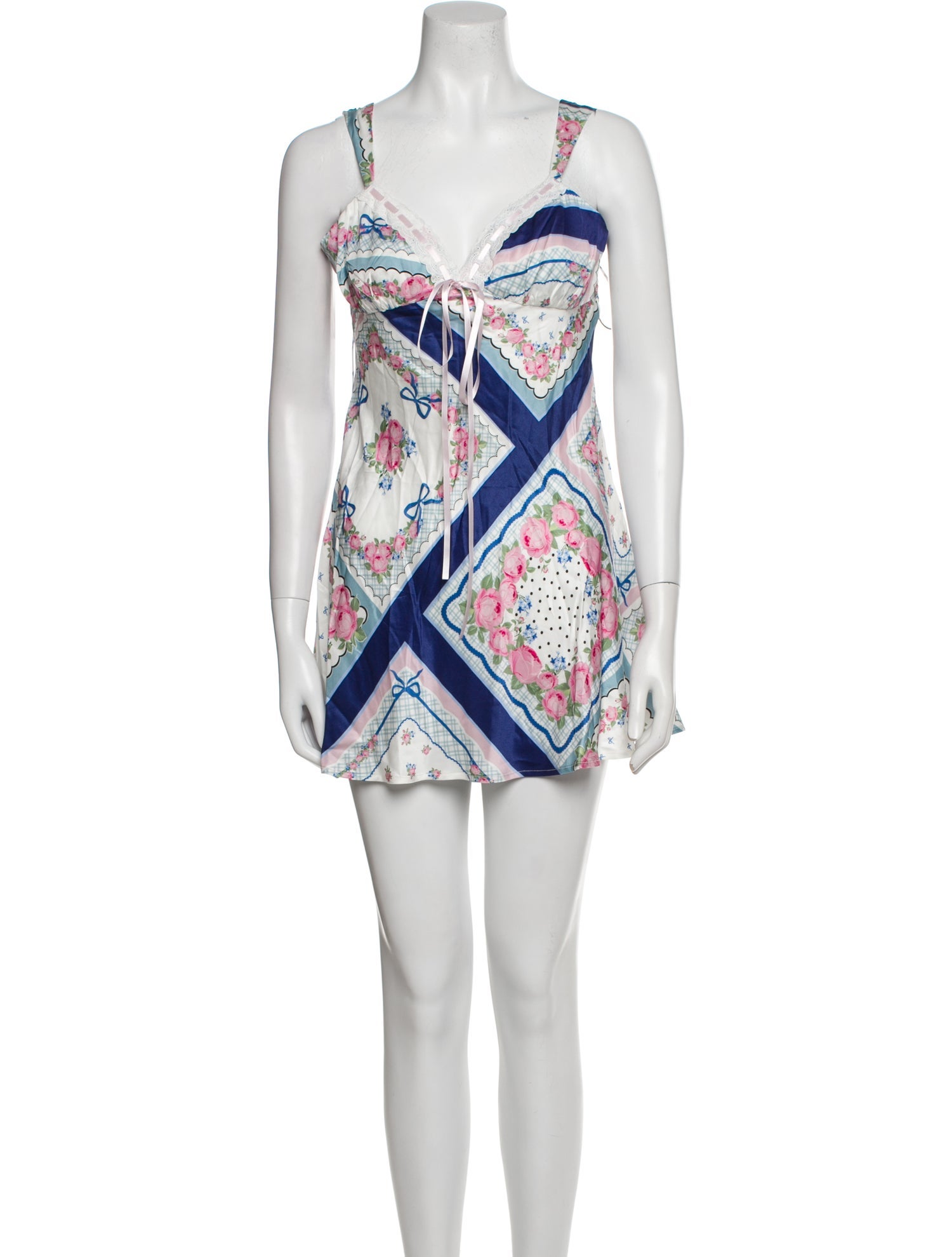 For Love & Lemons Printed Mini Dress