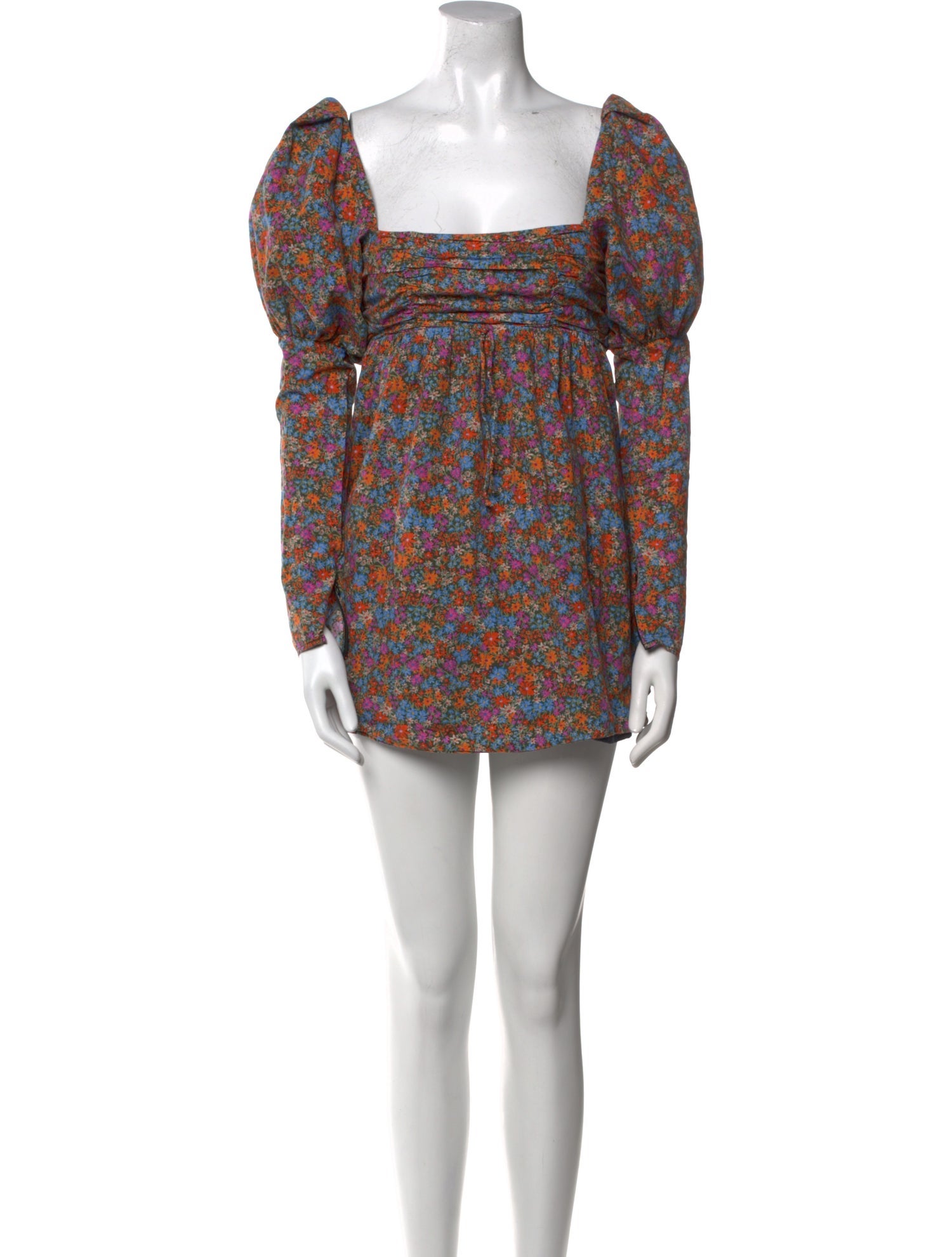 For Love & Lemons Floral Print Mini Dress