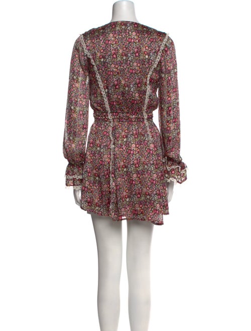For Love & Lemons Printed Mini Dress