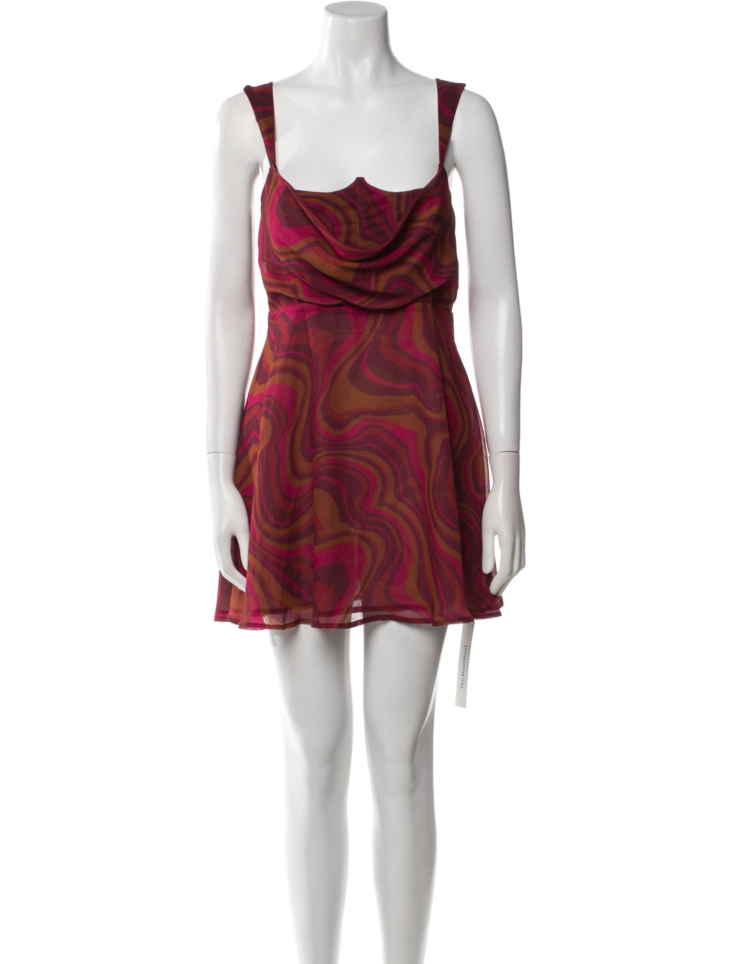 For Love & Lemons Printed Mini Dress