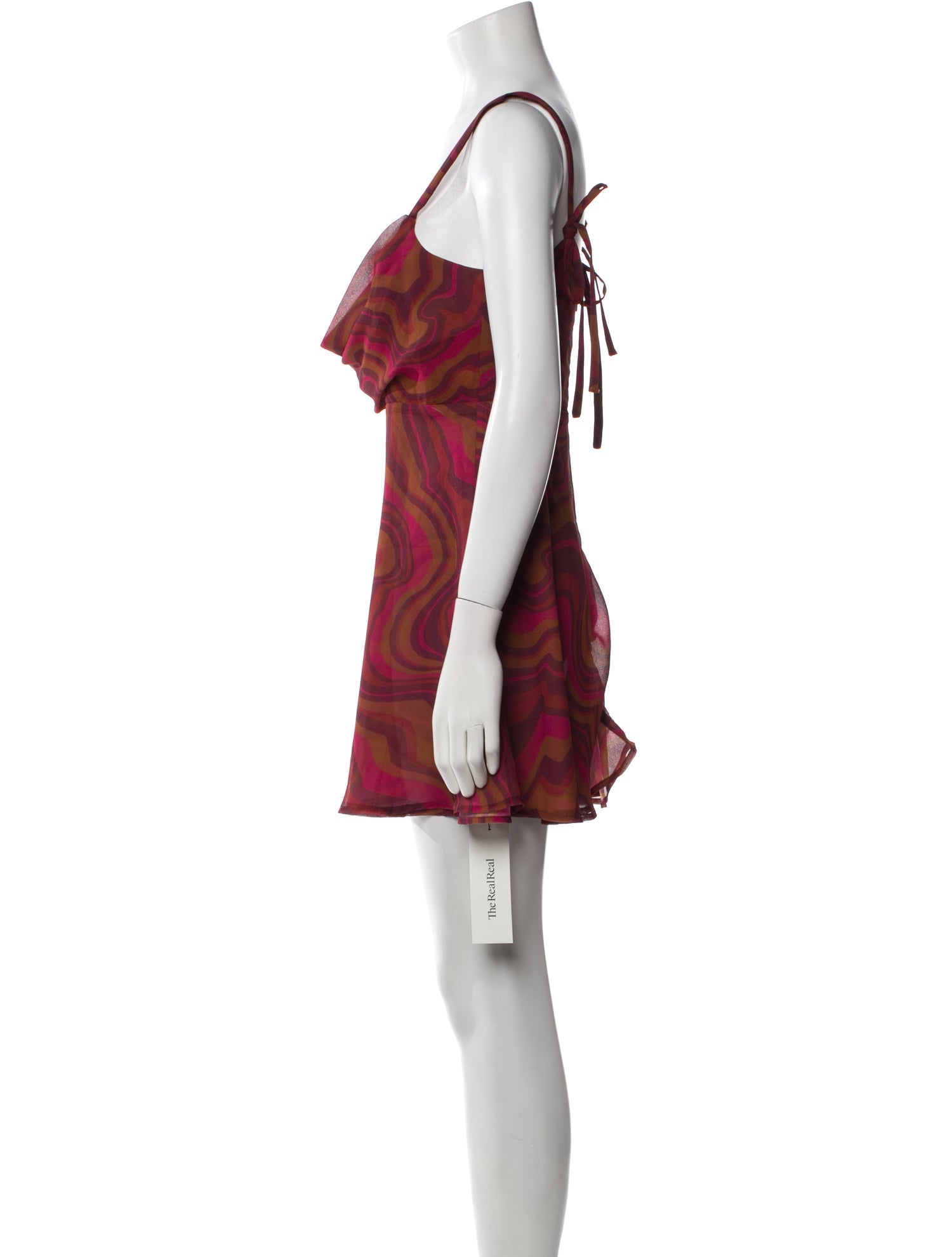 For Love & Lemons Printed Mini Dress