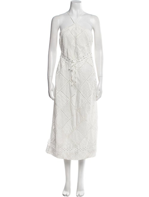 For Love & Lemons Lace Pattern Midi Length Dress