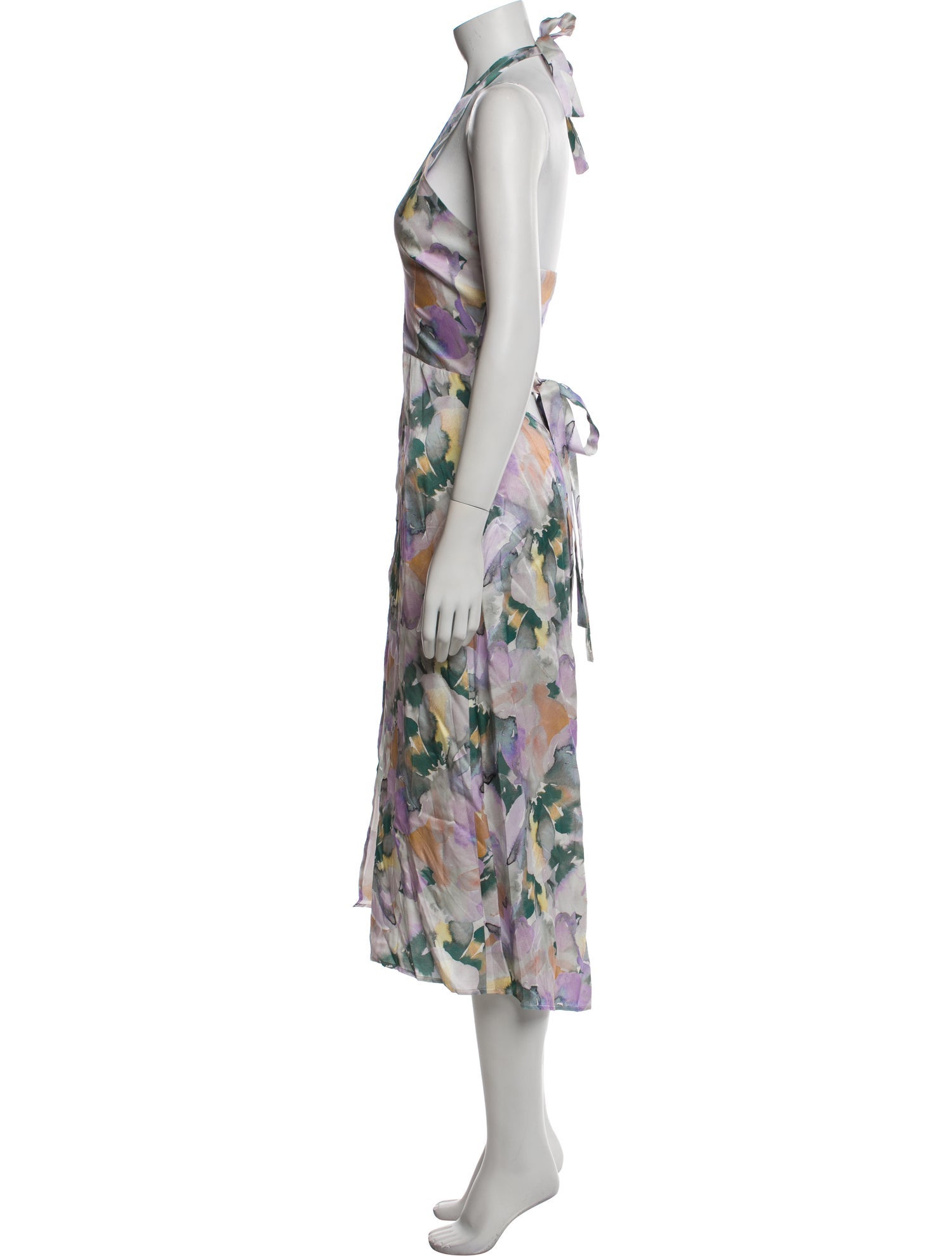 For Love & Lemons Floral Print Long Dress