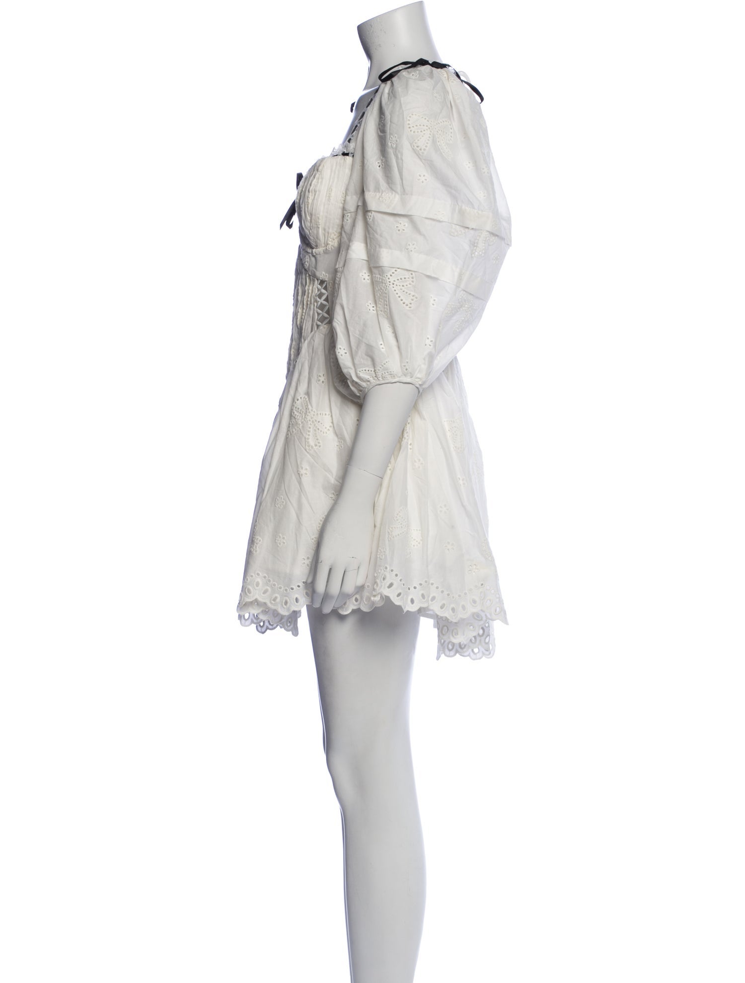 For Love & Lemons V-Neck Mini Dress w/ Tags