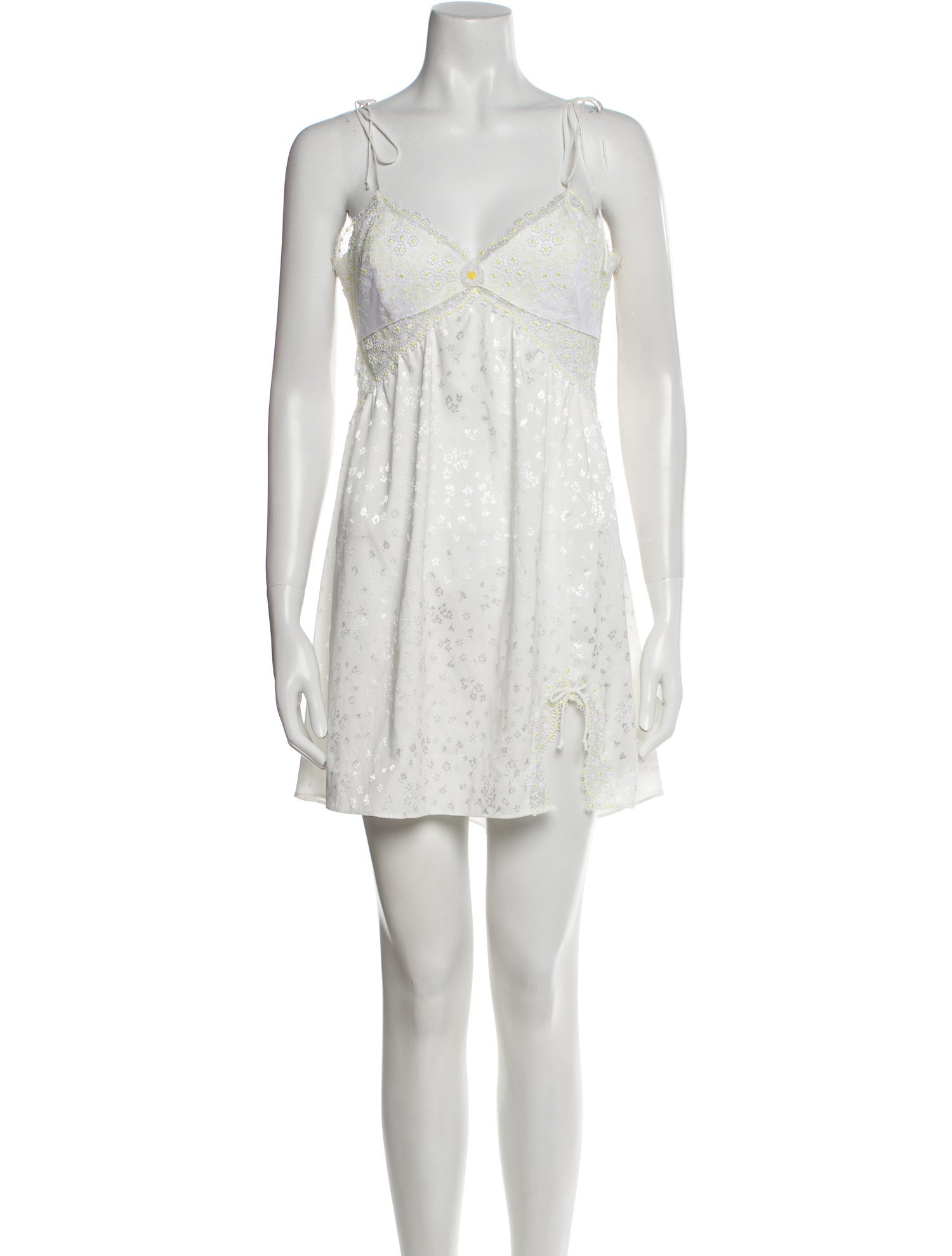 For Love & Lemons Lace Pattern Mini Dress