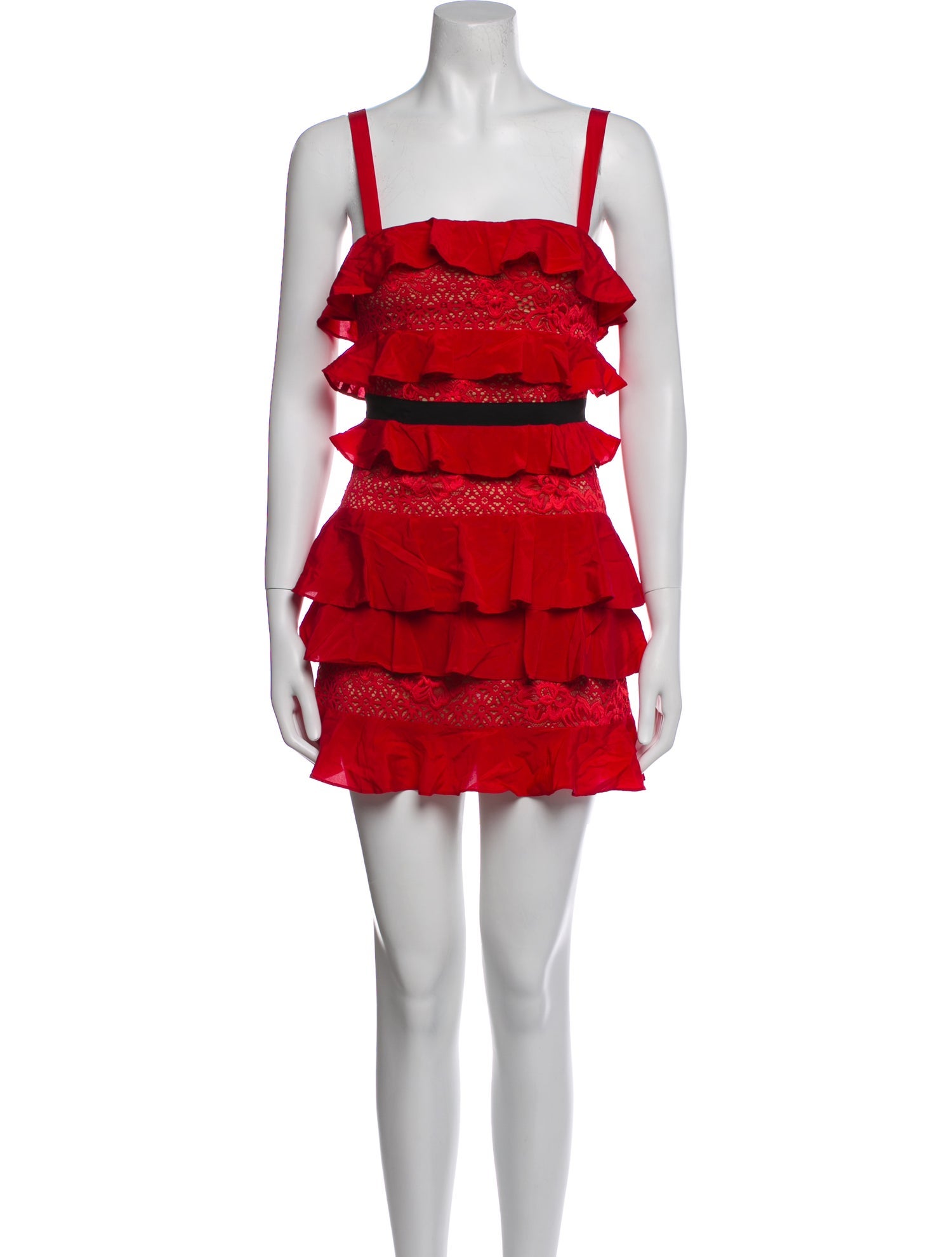 For Love & Lemons Square Neckline Mini Dress