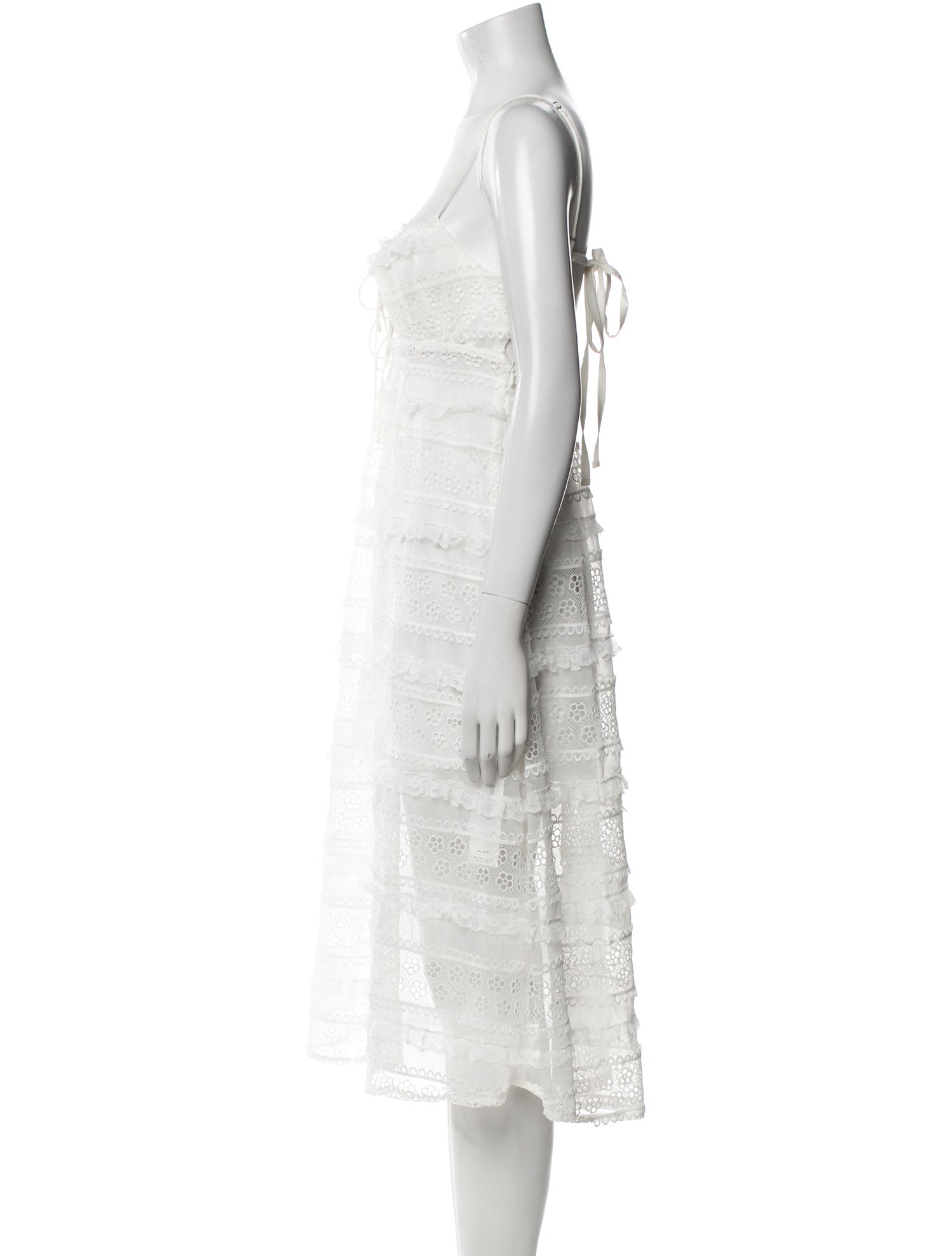 For Love & Lemons Square Neckline Knee-Length Dress