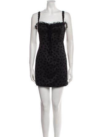 For Love & Lemons Printed Mini Dress