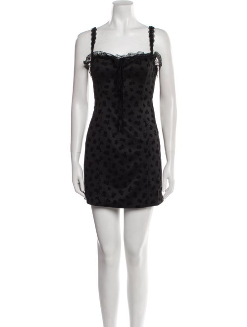 For Love & Lemons Printed Mini Dress