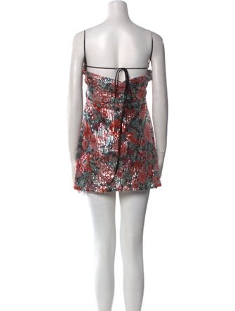 For Love & Lemons Printed Mini Dress