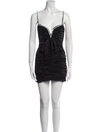 For Love & Lemons V-Neck Mini Dress