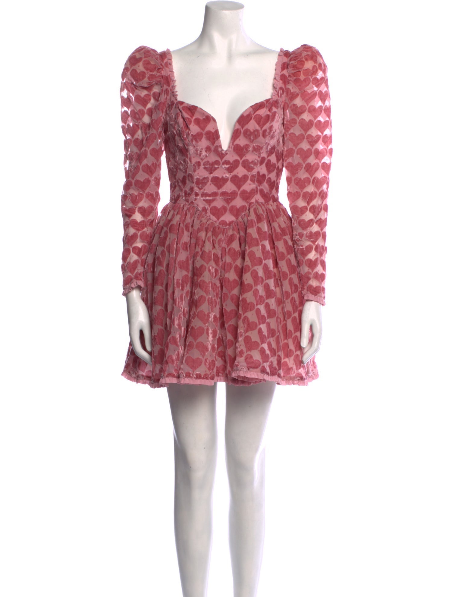 For Love & Lemons Printed Mini Dress
