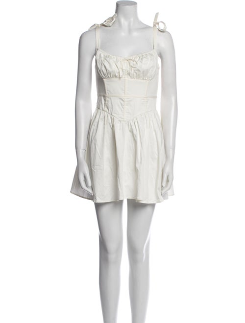 For Love & Lemons Square Neckline Mini Dress