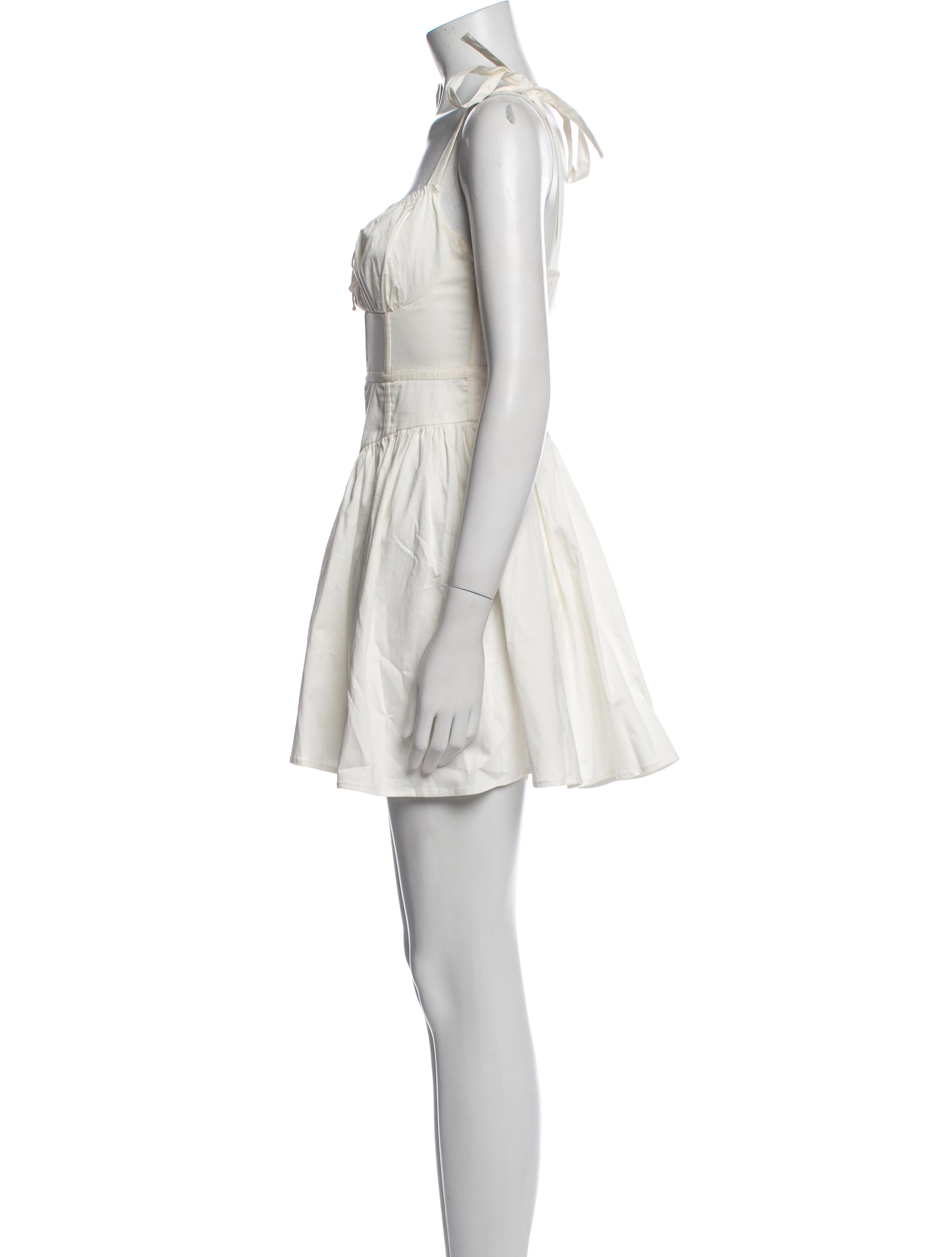 For Love & Lemons Square Neckline Mini Dress