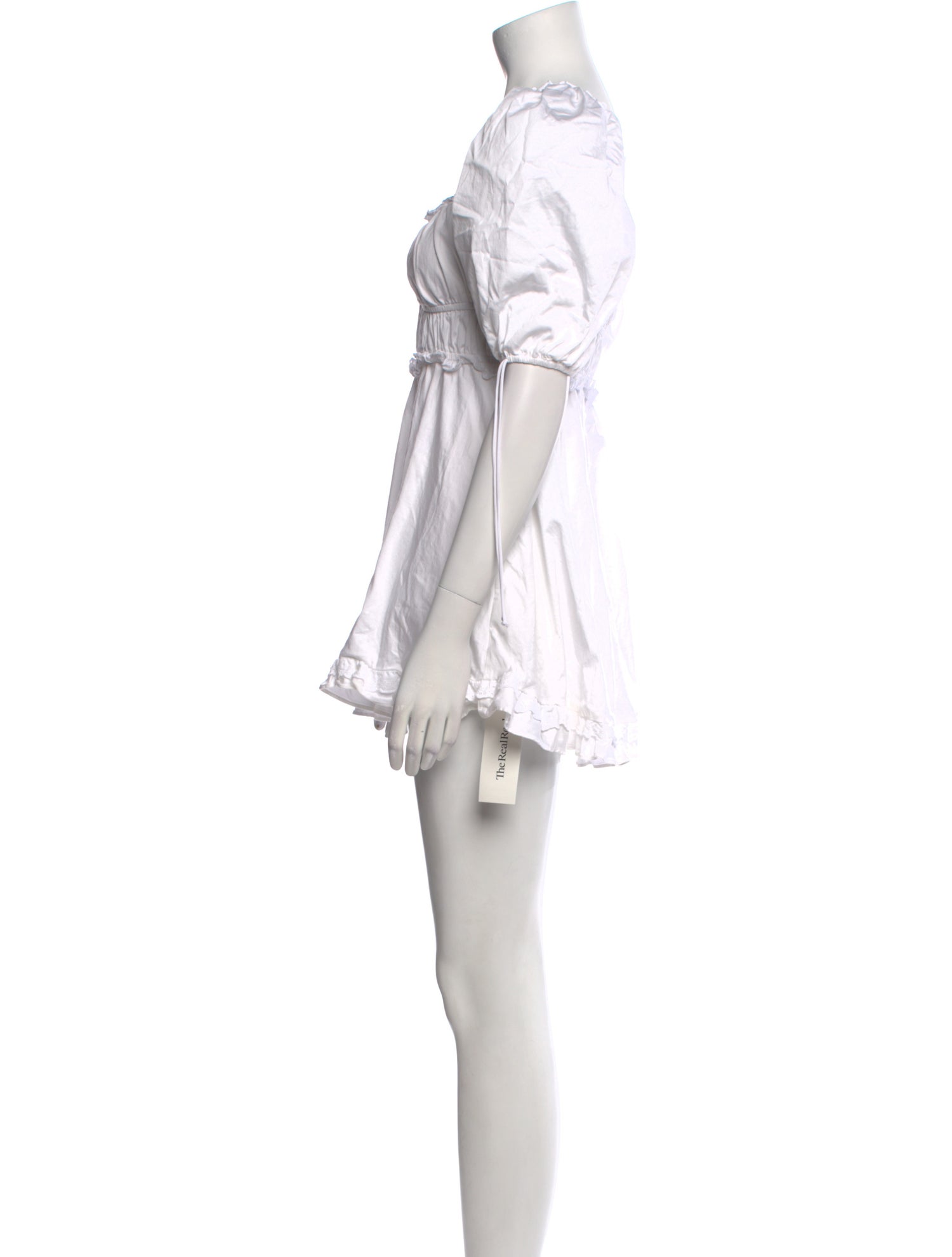 For Love & Lemons Scoop Neck Mini Dress