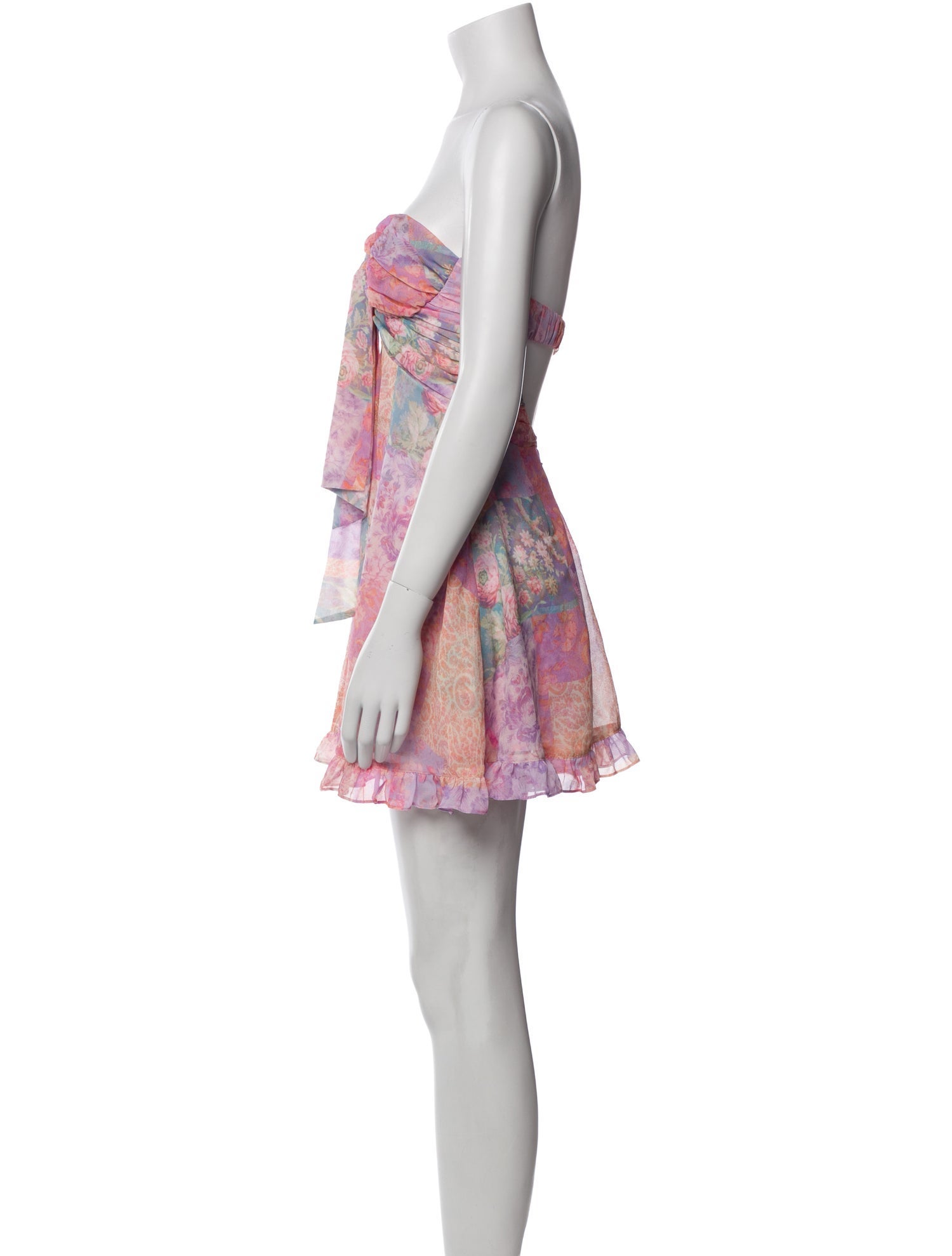 For Love & Lemons Printed Mini Dress w/ Tags