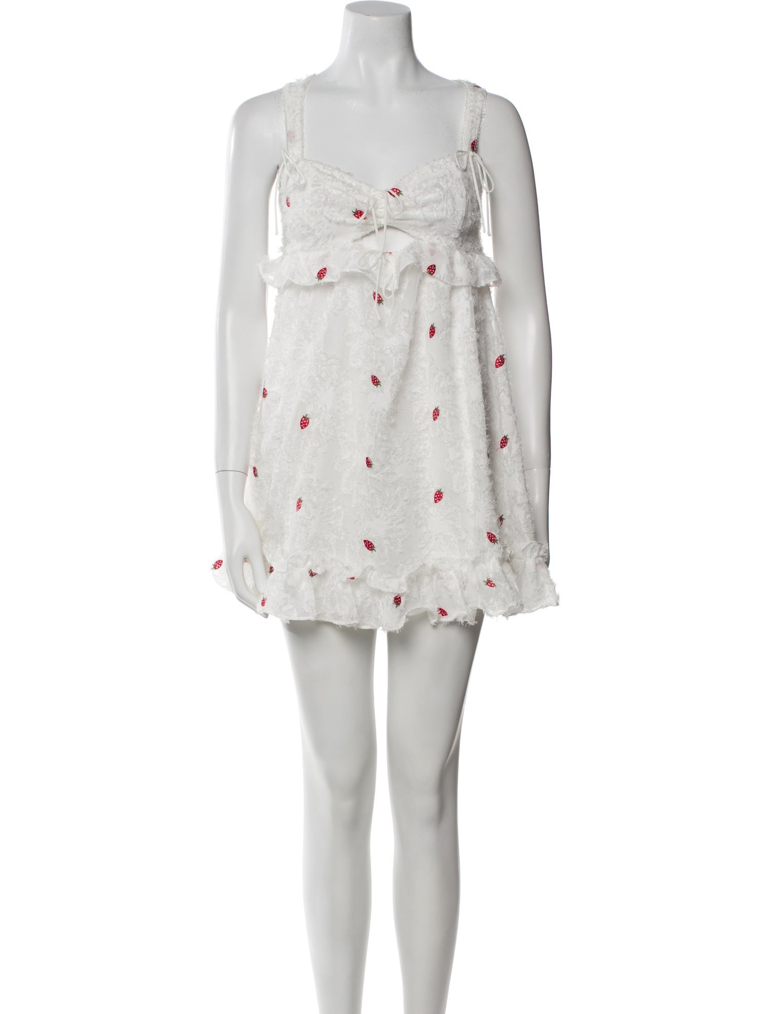 For Love & Lemons Floral Print Mini Dress