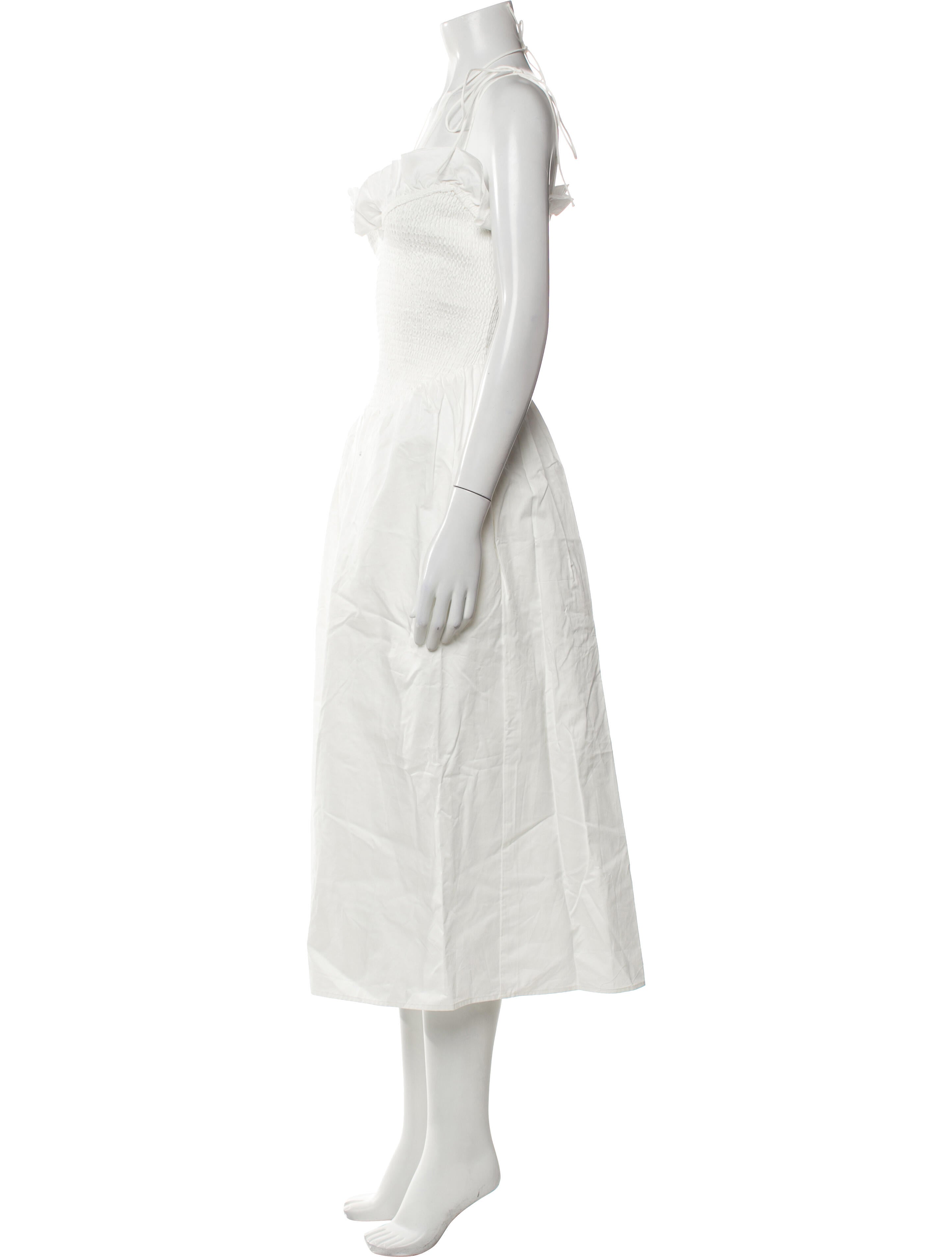 For Love & Lemons V-Neck Midi Length Dress