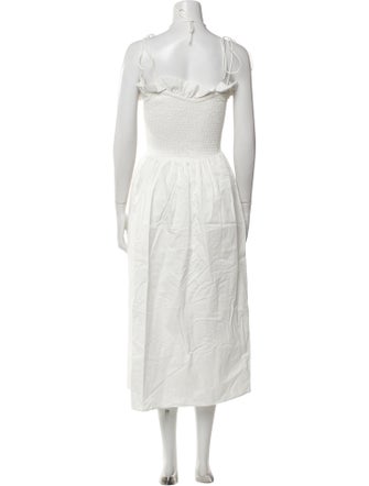 For Love & Lemons V-Neck Midi Length Dress