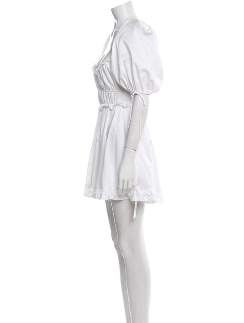 For Love & Lemons Square Neckline Mini Dress