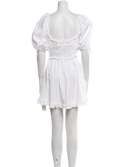 For Love & Lemons Square Neckline Mini Dress