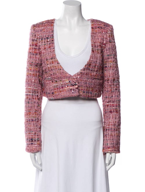 For Love & Lemons Tweed Pattern Evening Jacket
