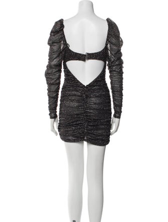 For Love & Lemons V-Neck Mini Dress