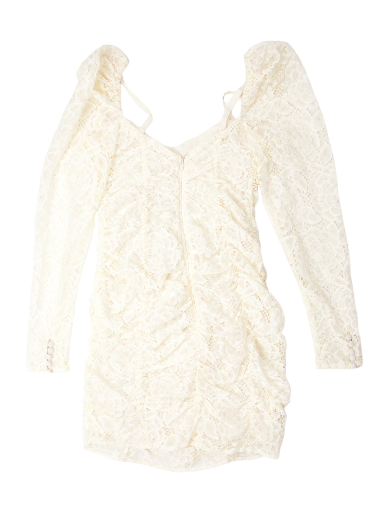 For Love & Lemons Lace Pattern Mini Dress