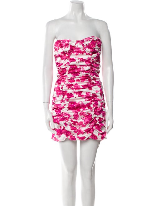 For Love & Lemons Floral Print Mini Dress