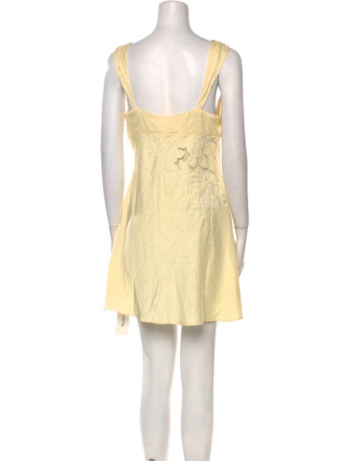 For Love & Lemons Square Neckline Mini Dress