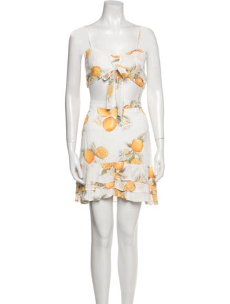 For Love & Lemons Printed Skirt Set