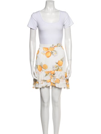 For Love & Lemons Printed Skirt Set
