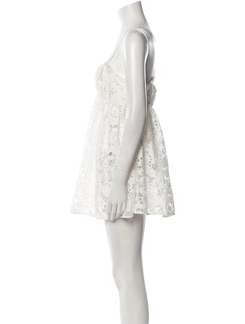 For Love & Lemons Square Neckline Mini Dress