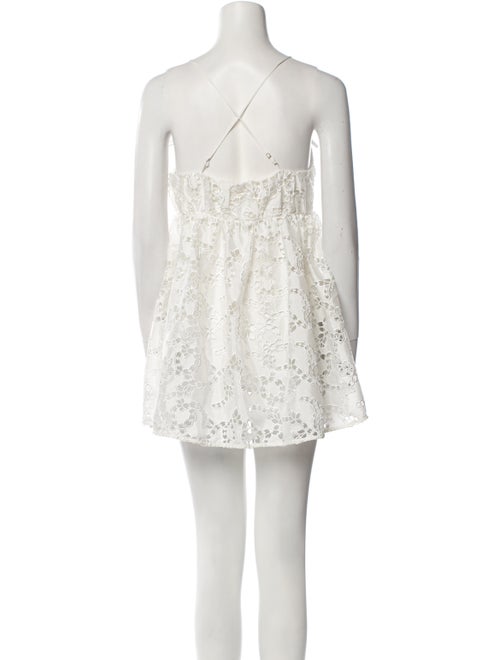 For Love & Lemons Square Neckline Mini Dress