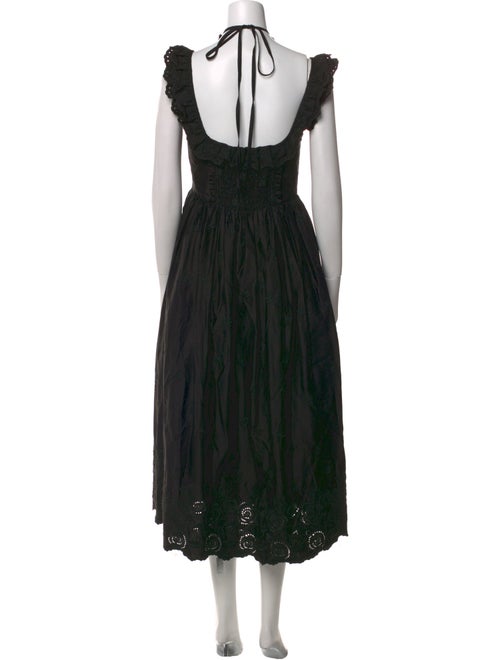 For Love & Lemons Mock Neck Midi Length Dress