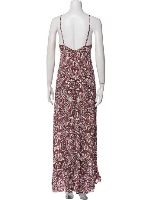 For Love & Lemons Printed Long Dress
