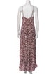 For Love & Lemons Printed Long Dress