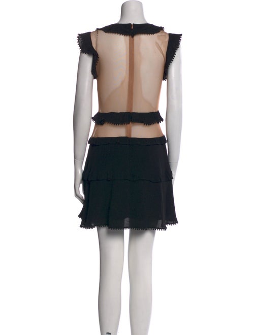 For Love & Lemons Lace Pattern Mini Dress