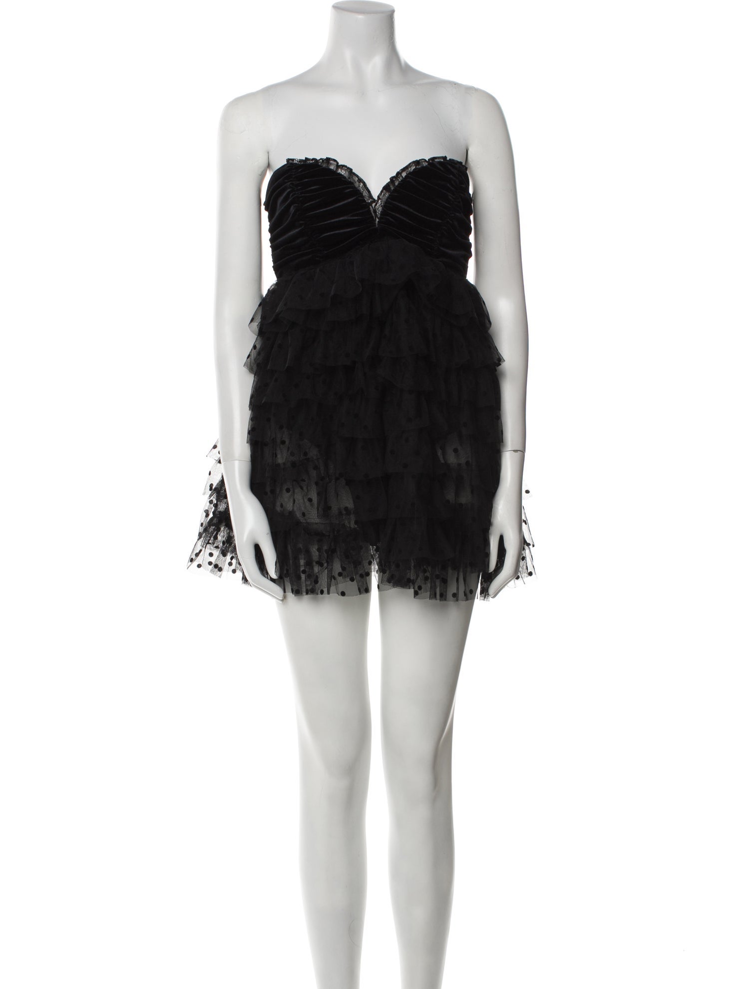 For Love & Lemons Strapless Mini Dress