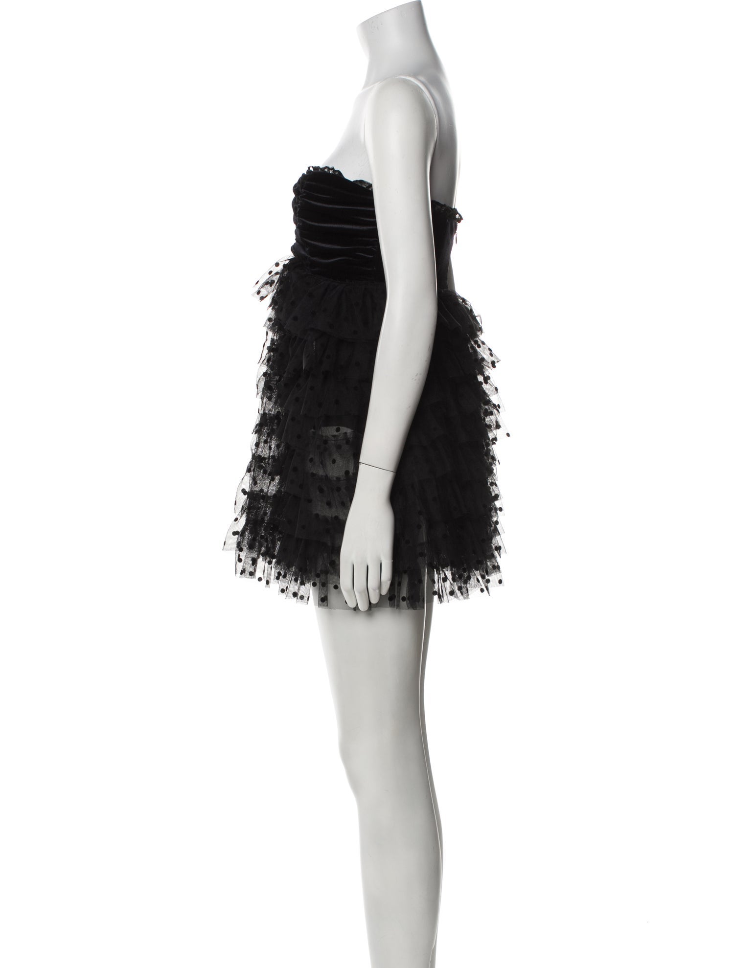 For Love & Lemons Strapless Mini Dress