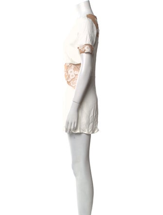 For Love & Lemons V-Neck Romper