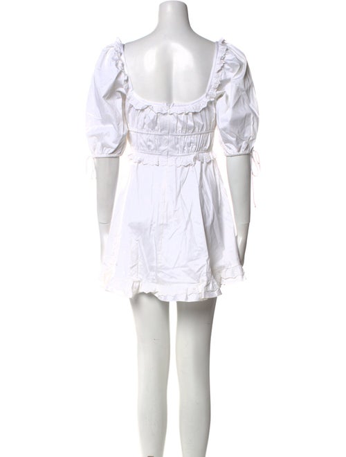 For Love & Lemons Square Neckline Mini Dress