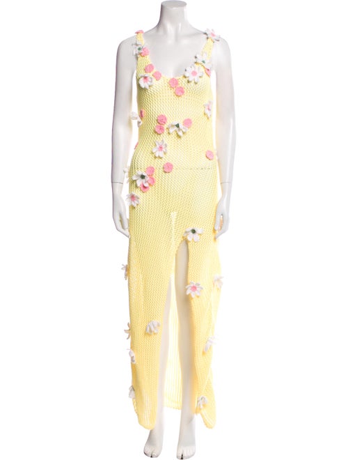 For Love & Lemons Printed Long Dress