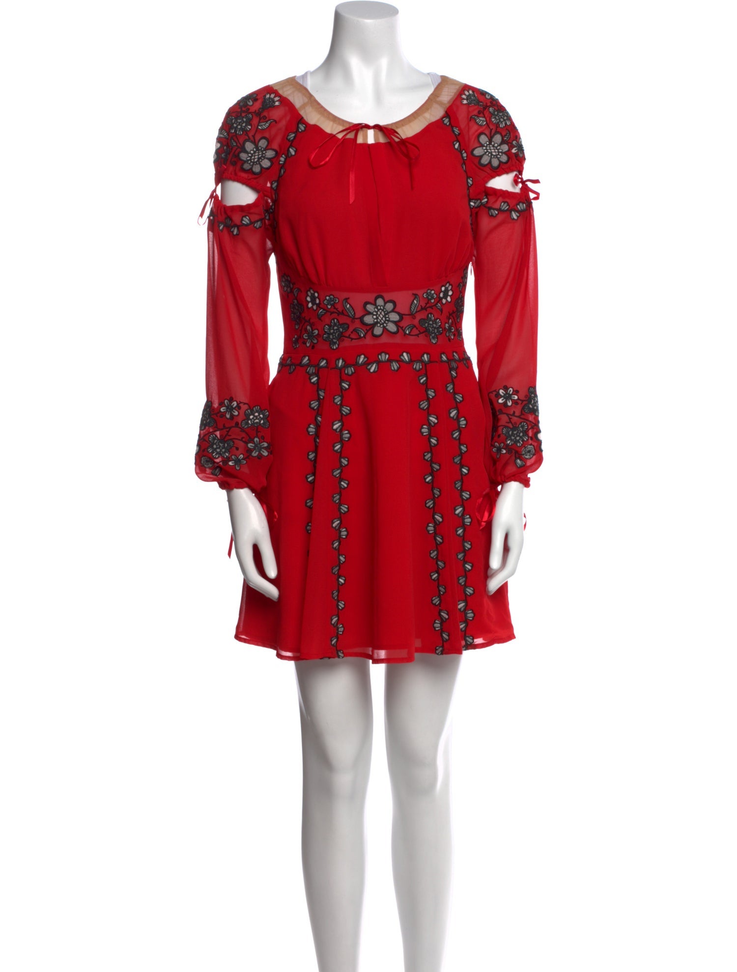 For Love & Lemons Printed Mini Dress