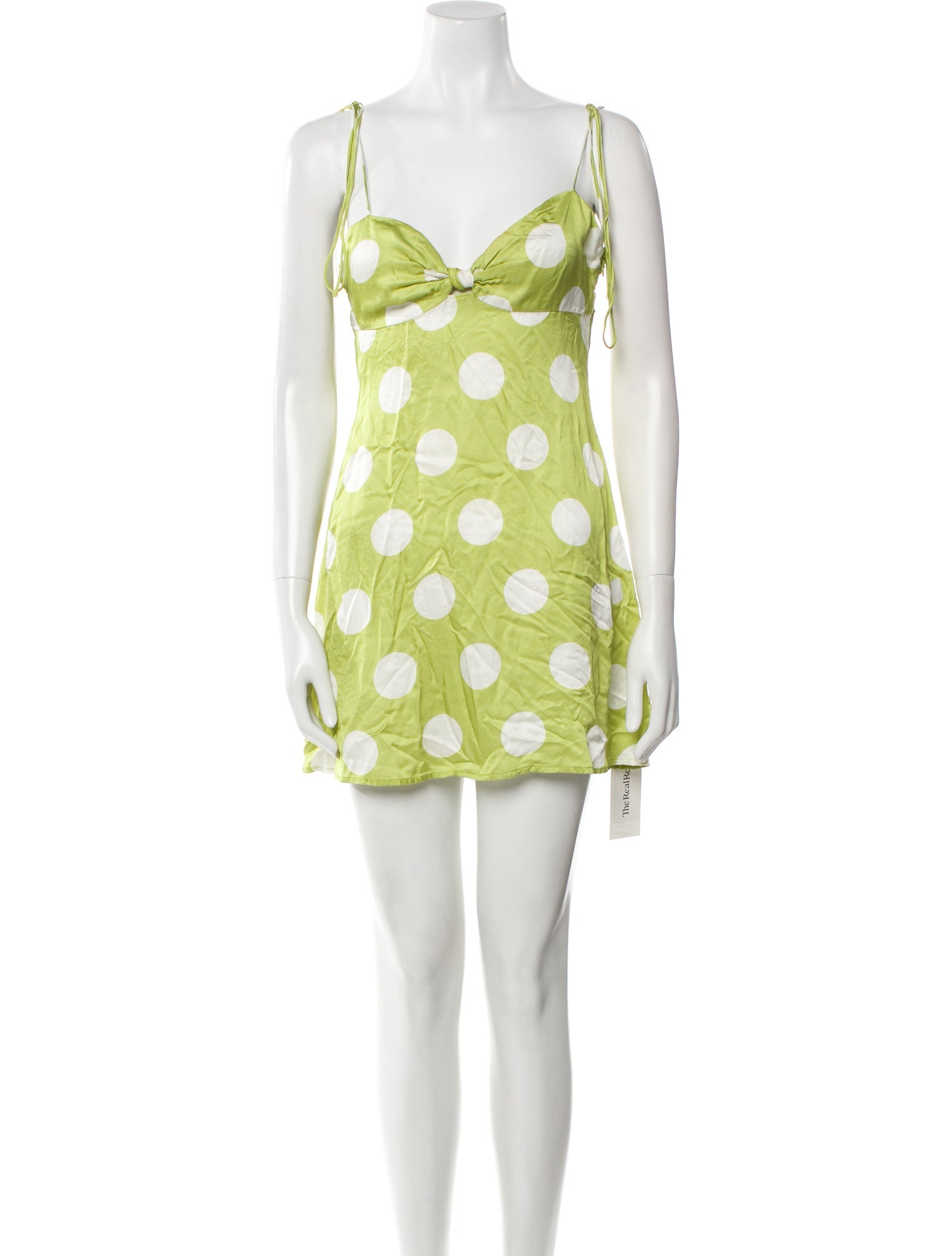 For Love & Lemons Polka Dot Print Mini Dress