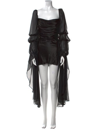 For Love & Lemons Square Neckline Mini Dress